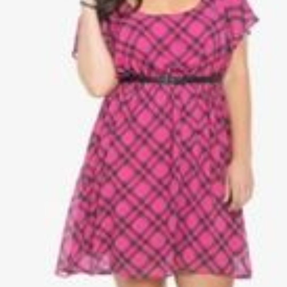 Torrid Pink & Black Dress